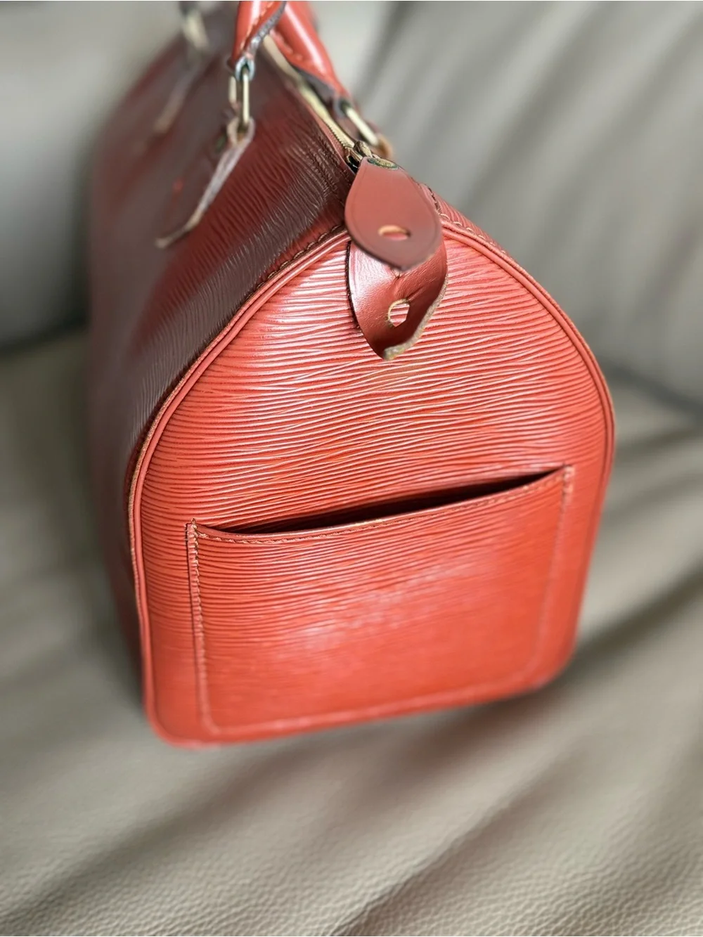 Louis Vuitton Epi Leather Speedy 30 Handbag - Kenyan Brown/Fawn (Dec 1993)